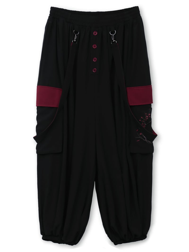 【雅結 -EN-】“梅と蛇”サス付きピエロパンツ