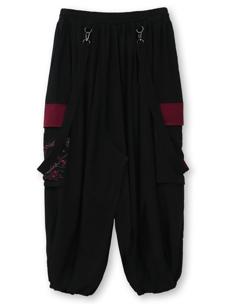 【雅結 -EN-】“梅と蛇”サス付きピエロパンツ