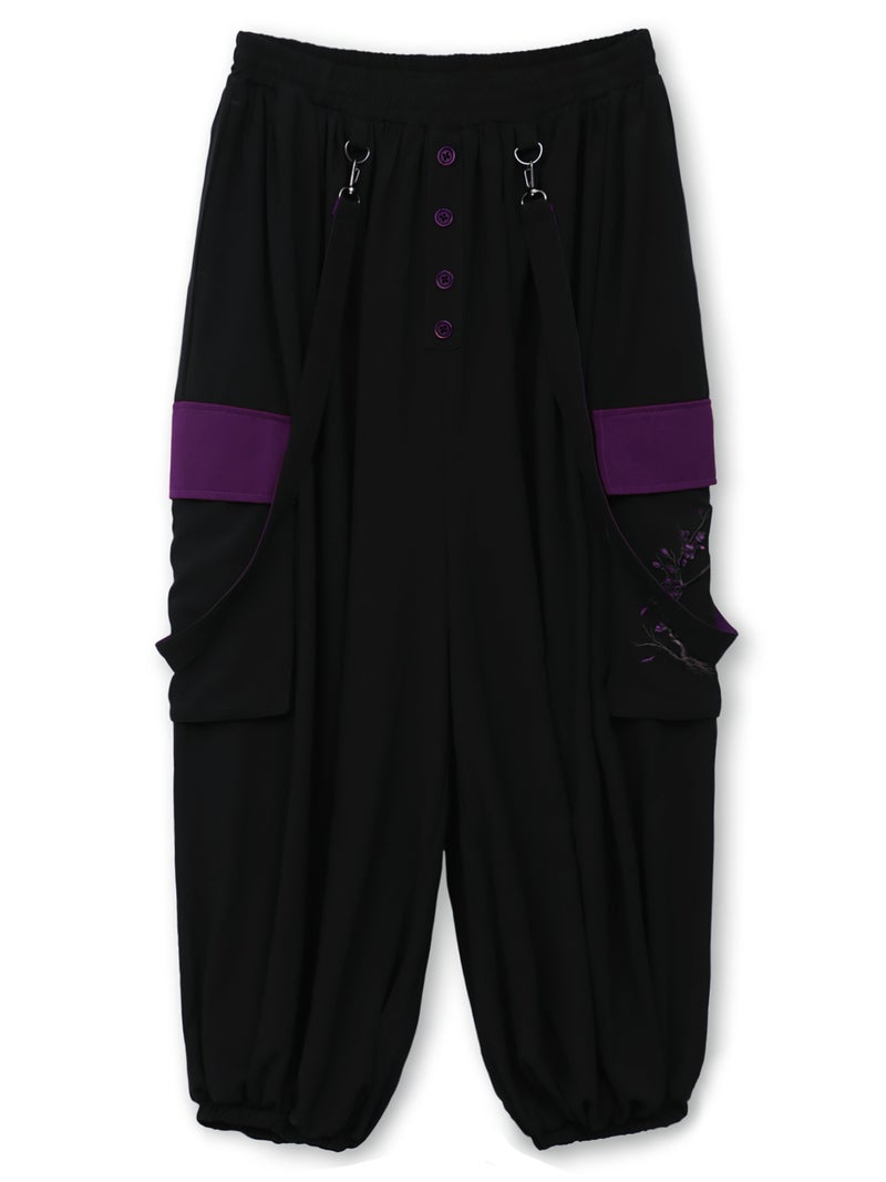 【雅結 -EN-】“梅と蛇”サス付きピエロパンツ