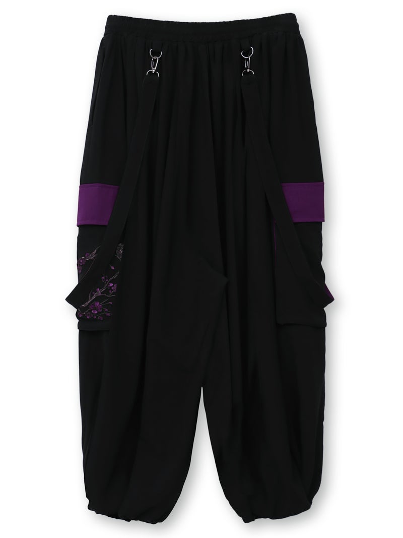 【雅結 -EN-】“梅と蛇”サス付きピエロパンツ