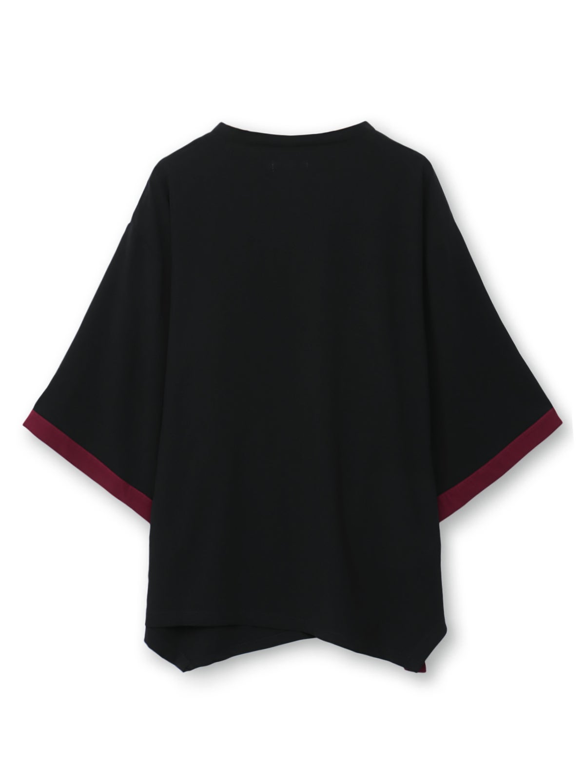 【雅結 -EN-】“鳳凰と梅”刺繍入り袈裟風キモノスリーブTシャツ