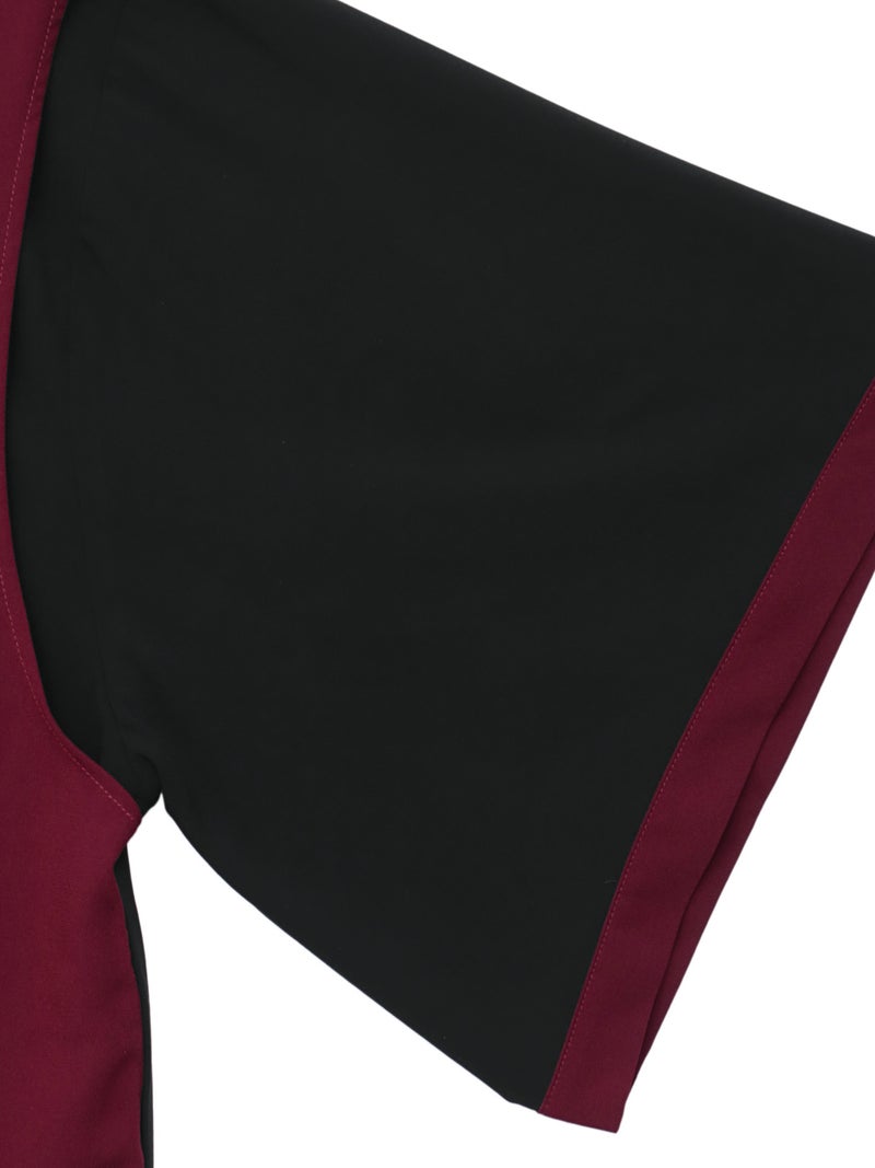 【雅結 -EN-】“鳳凰と梅”刺繍入り袈裟風キモノスリーブTシャツ