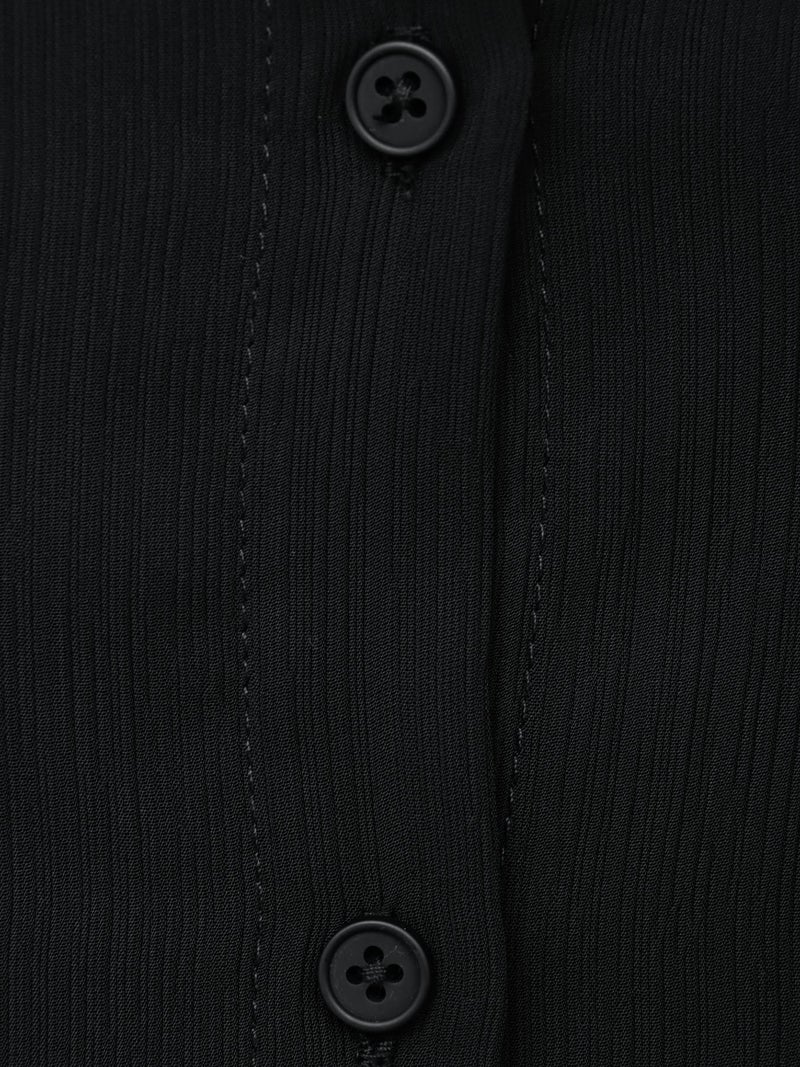 【雅結】桜刺繍 楊柳素材ブラウスパーカー