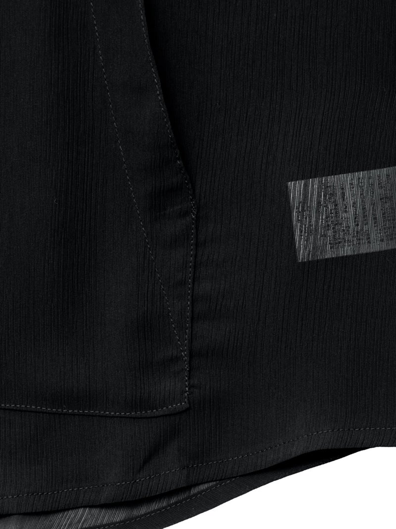 【雅結】桜刺繍 楊柳素材ブラウスパーカー