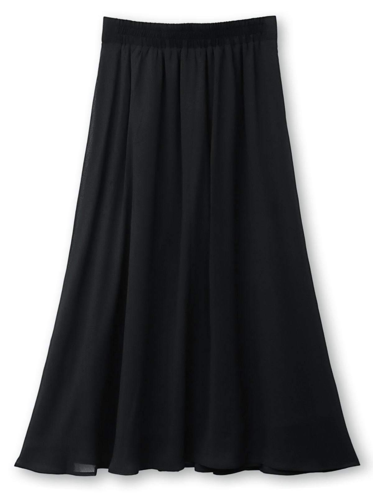 【雅結】桜刺繍 楊柳素材スカート