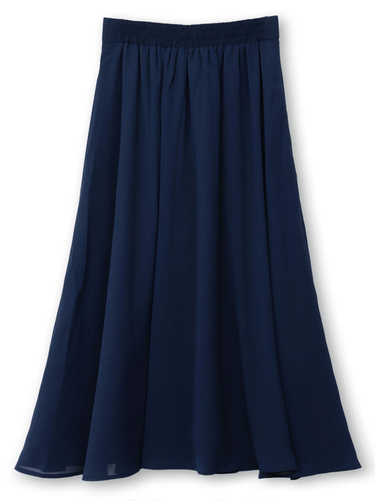 【雅結】桜刺繍 楊柳素材スカート