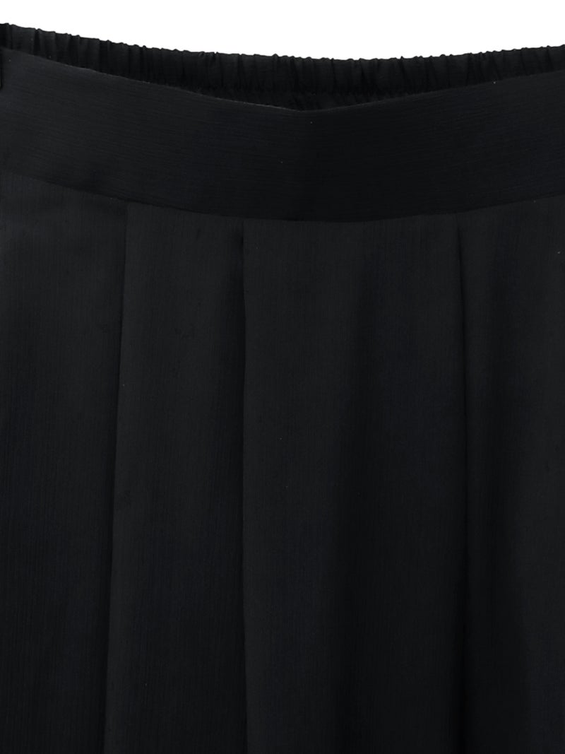 【雅結】桜刺繍 楊柳素材スカート