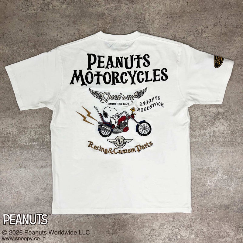 【FLAGSTAFF×PEANUTS】SNOOPY BIKER TEE