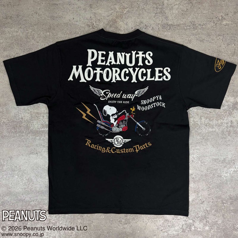 【FLAGSTAFF×PEANUTS】SNOOPY BIKER TEE