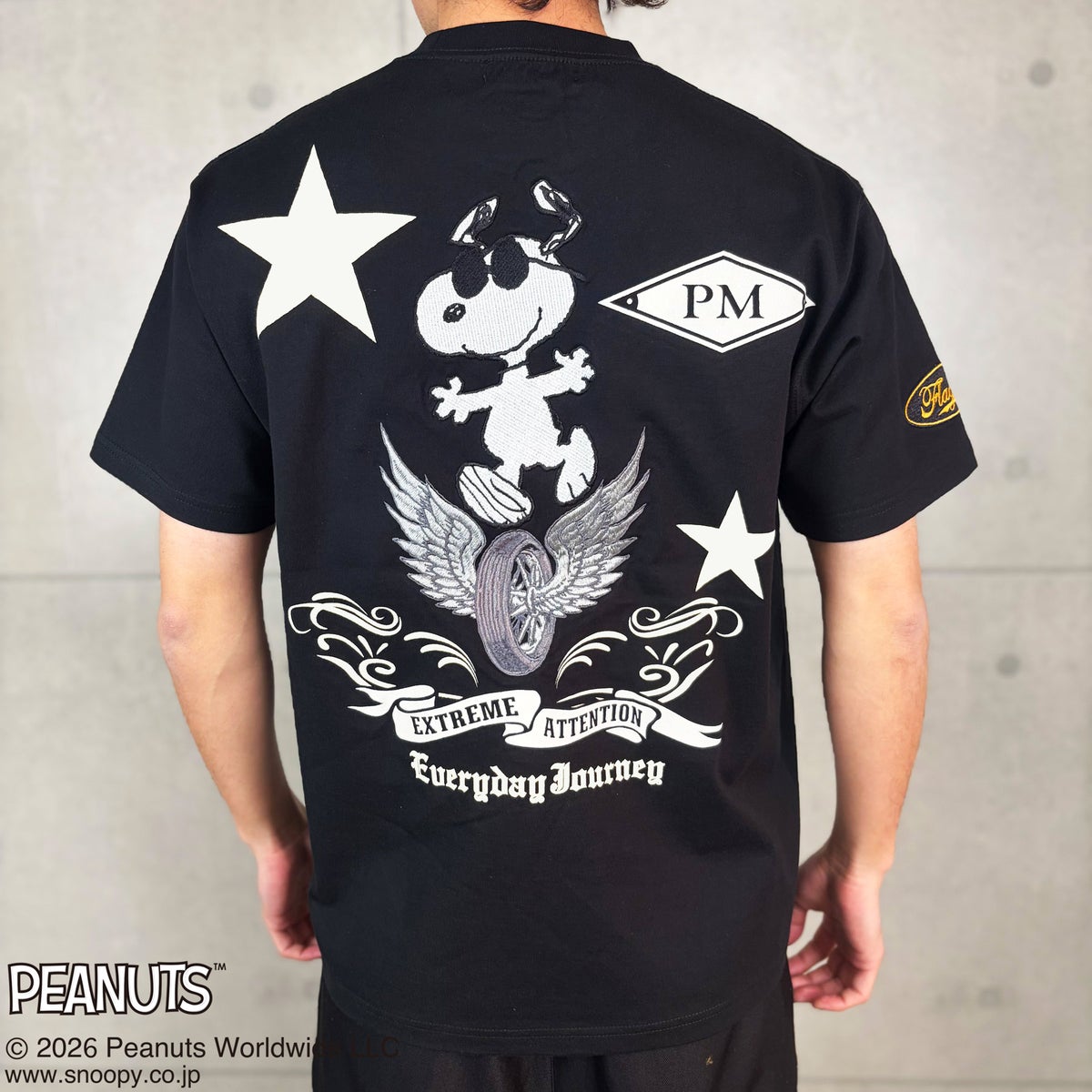 【FLAGSTAFF×PEANUTS】SNOOPY PM TEE