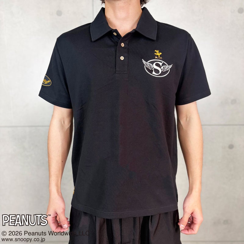 【FLAGSTAFF×PEANUTS】SNOOPY MOTORCYCLE POLO Shirt