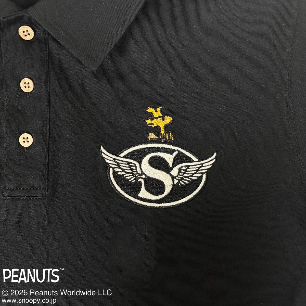 【FLAGSTAFF×PEANUTS】SNOOPY MOTORCYCLE POLO Shirt