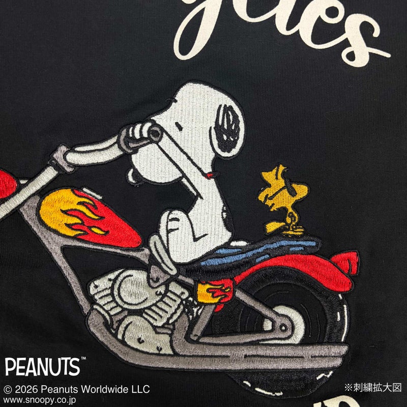 【FLAGSTAFF×PEANUTS】SNOOPY MOTORCYCLE POLO Shirt