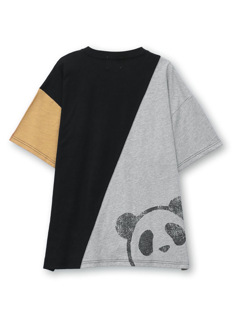 【PANDIESTA JAPAN】リメイク風切替BIGシルエットTシャツ