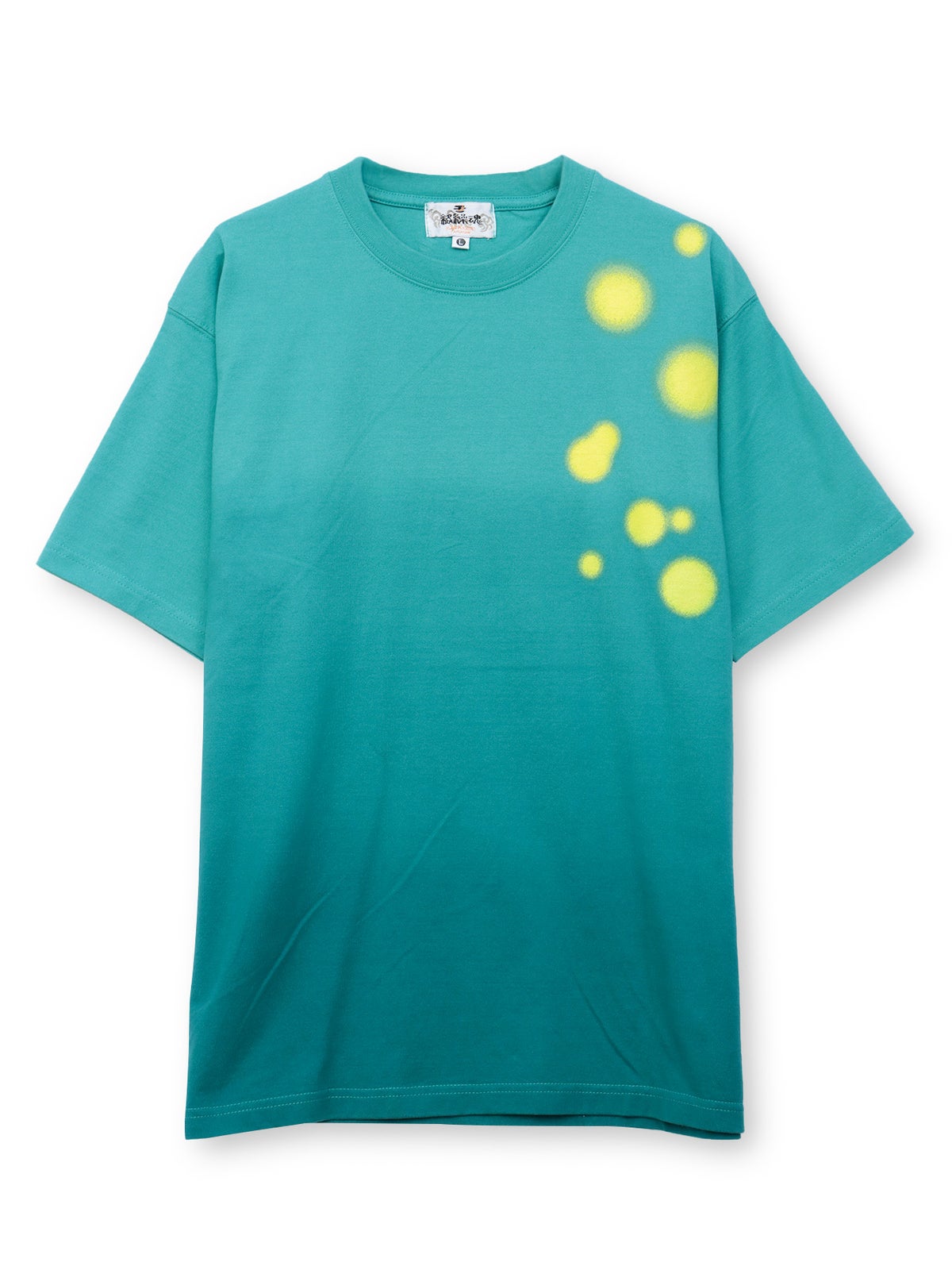 【絡繰魂】“蛍のまたたき”刺繍入り段染めTシャツ