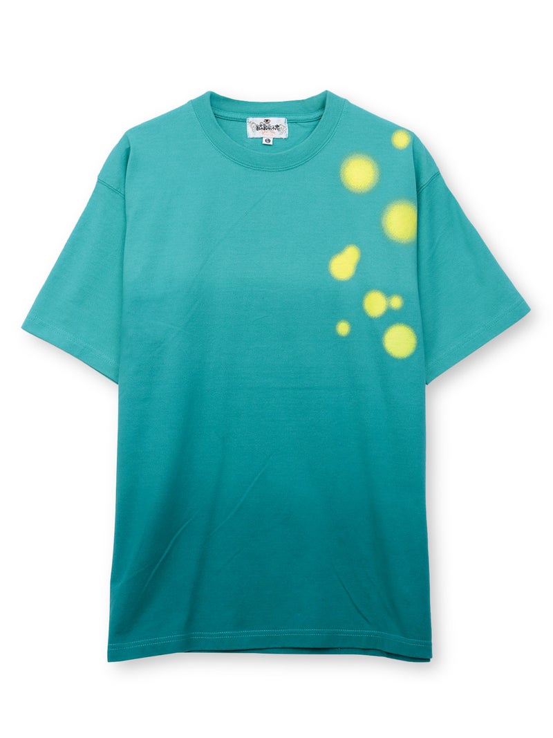 【絡繰魂】“蛍のまたたき”刺繍入り段染めTシャツ