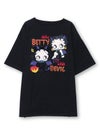 【BETTY BOOP】“デビルWベイビーベティ”刺繍入りTシャツ〔別注〕