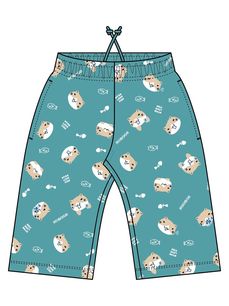 【NECOBUCHI-SAN】猫渕さん総柄ショーツ