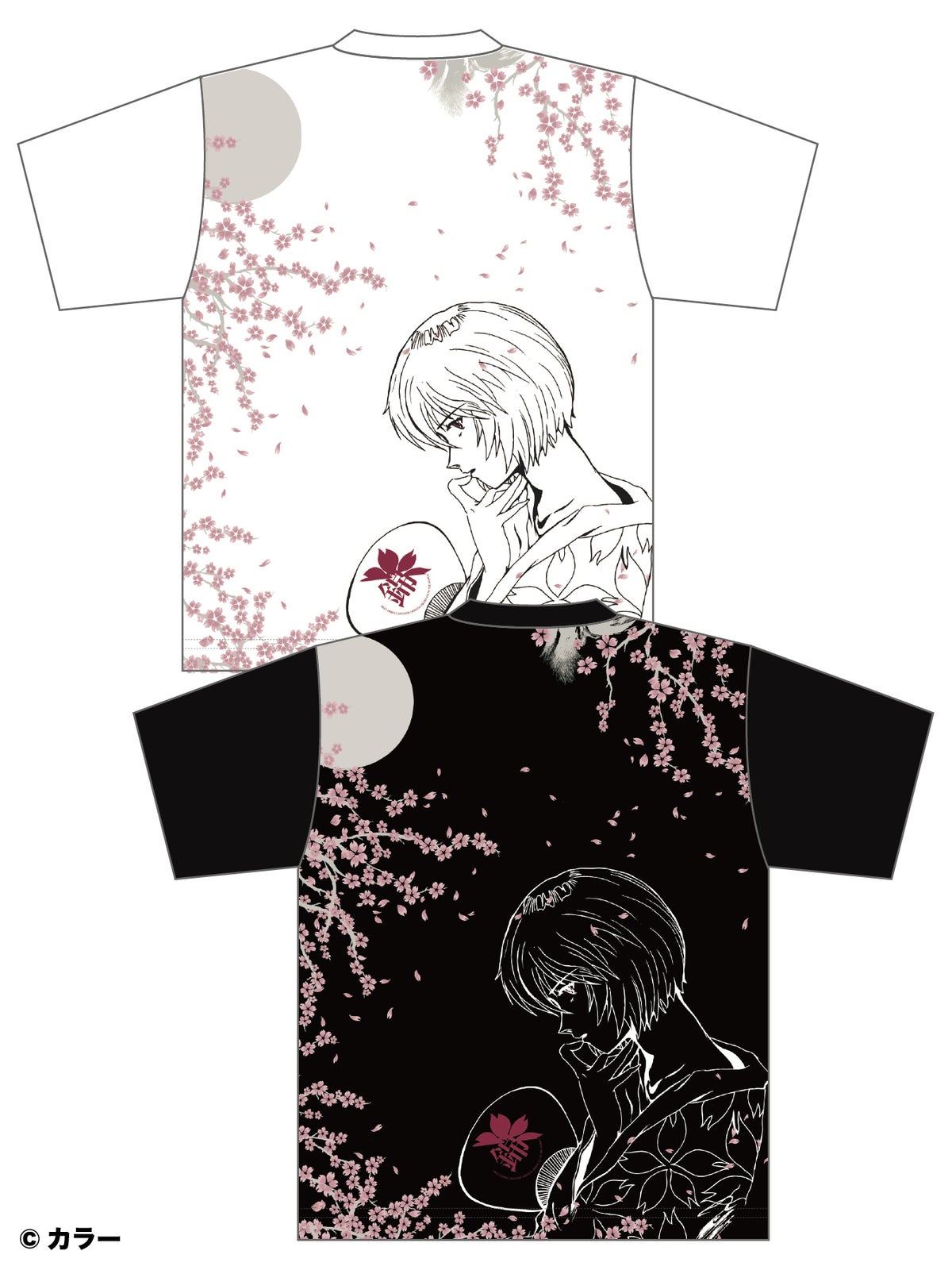 ＜予約＞【錦×EVANGELION】“綾波 夜桜”刺繍入りTシャツ