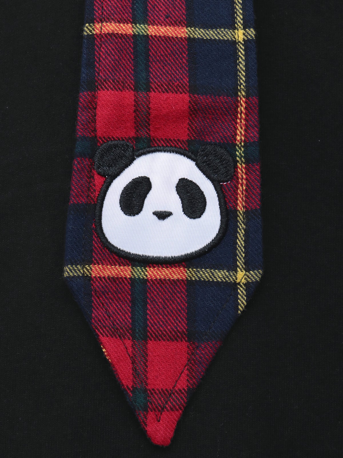 【PANDIESTA JAPAN】パンダネクタイ付き刺繍入りTシャツ