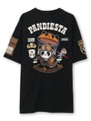 【PANDIESTA JAPAN】“パラシュートパンダ”刺繍入りTシャツ