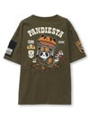 【PANDIESTA JAPAN】“パラシュートパンダ”刺繍入りTシャツ