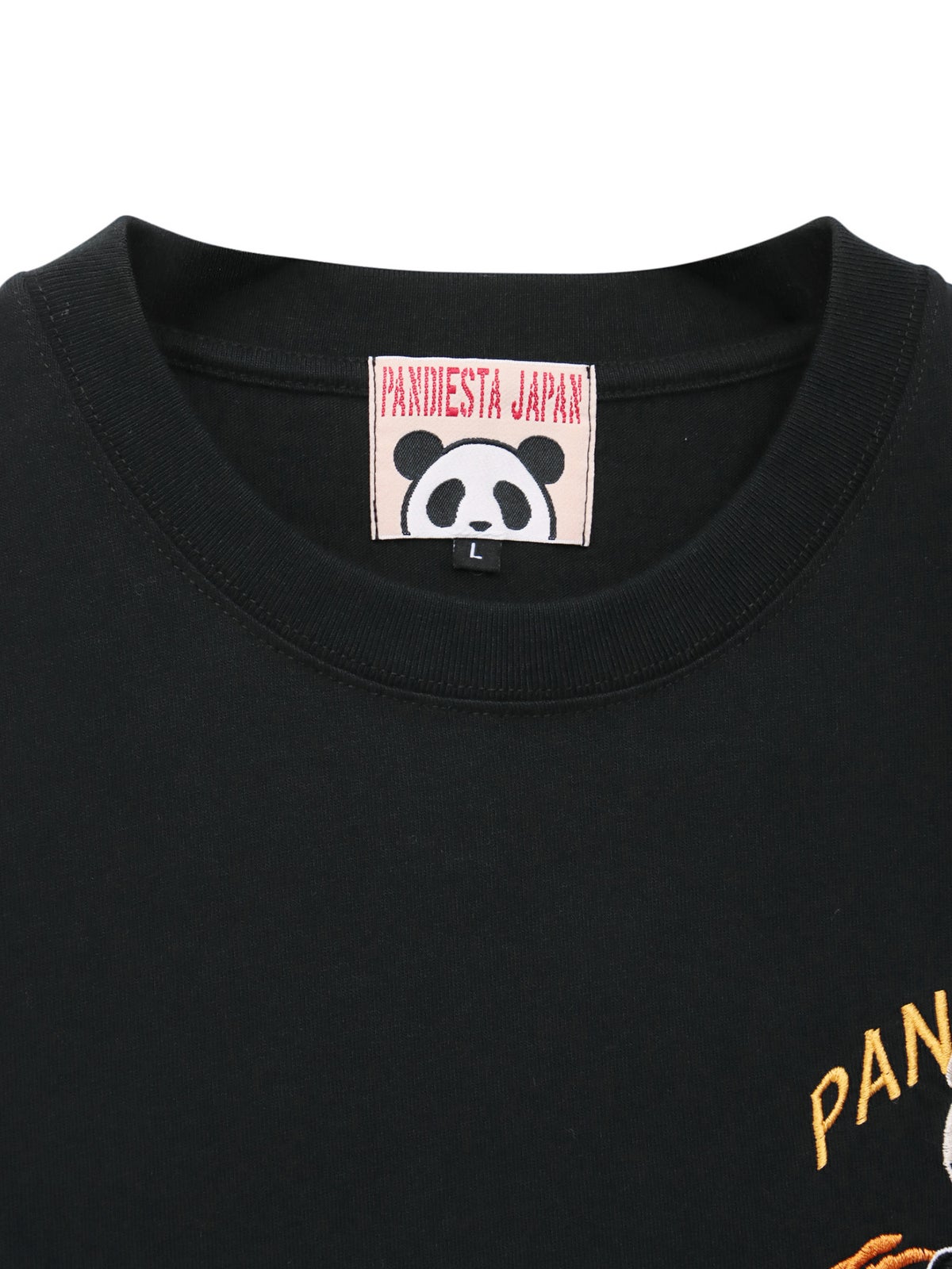 【PANDIESTA JAPAN】“パラシュートパンダ”刺繍入りTシャツ