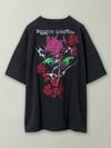【DRASTICGARDEN】“稲妻の薔薇”総刺繍Tシャツ