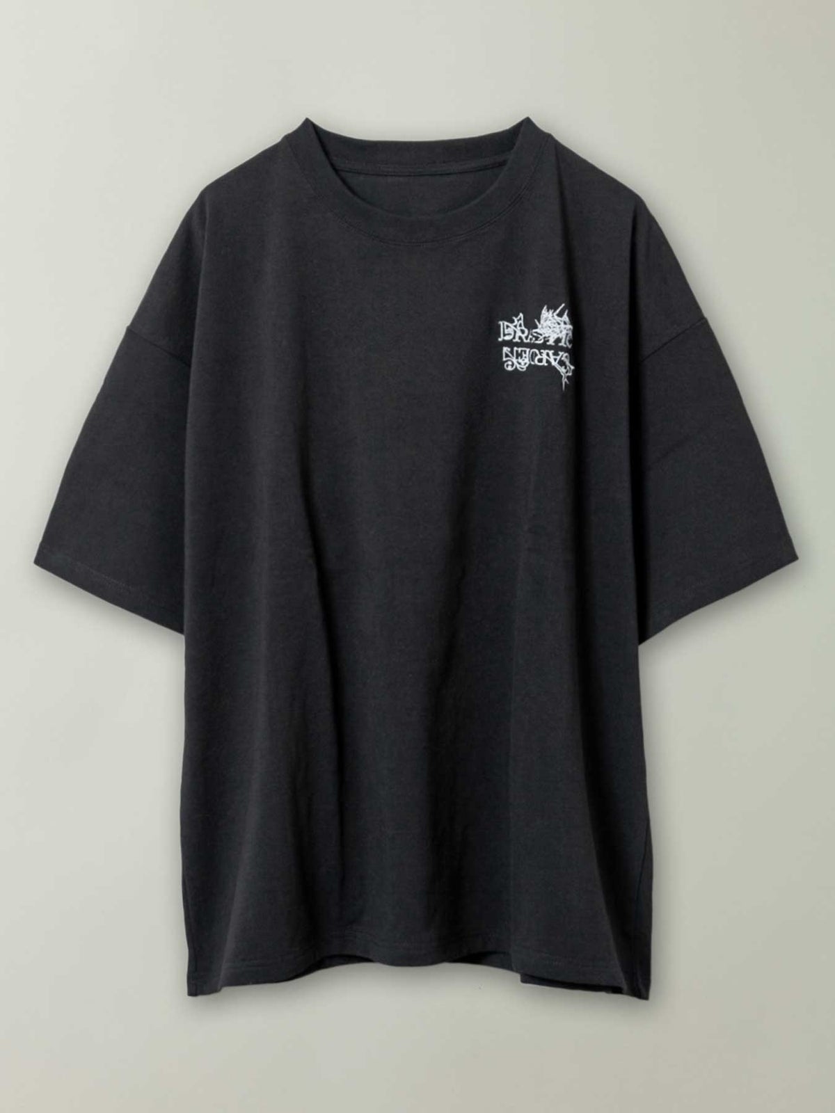 【DRASTICGARDEN】“稲妻の薔薇”総刺繍Tシャツ