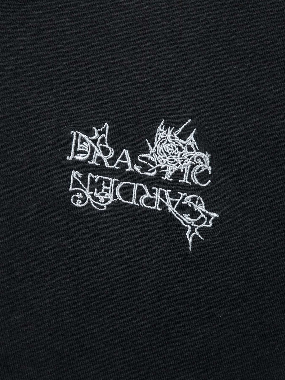 【DRASTICGARDEN】“稲妻の薔薇”総刺繍Tシャツ