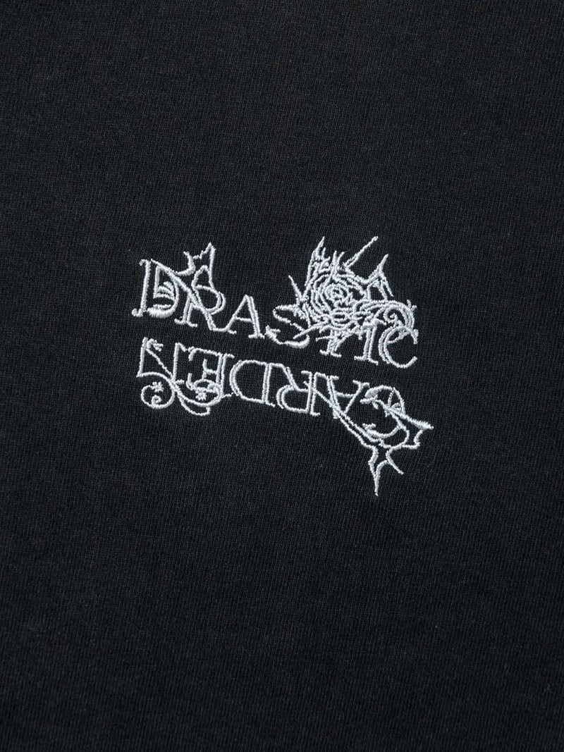 【DRASTICGARDEN】“稲妻の薔薇”総刺繍Tシャツ