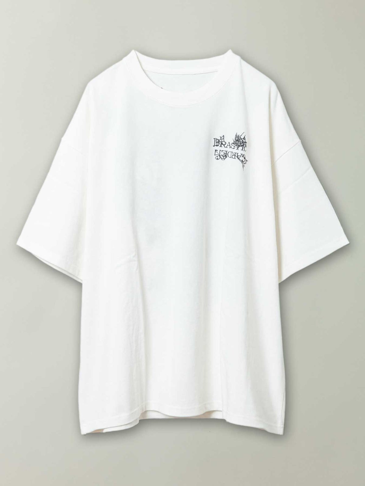 【DRASTICGARDEN】“稲妻の薔薇”総刺繍Tシャツ