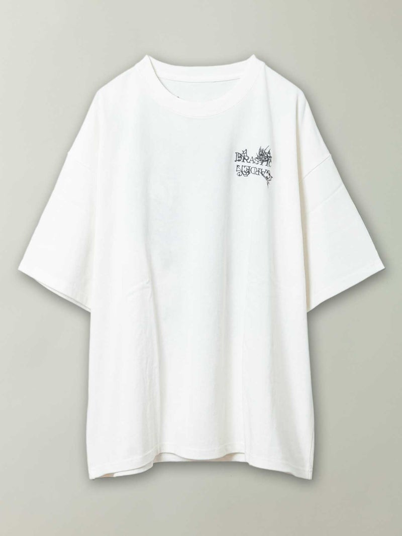 【DRASTICGARDEN】“稲妻の薔薇”総刺繍Tシャツ