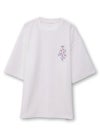 【雅結】桜柄 刺繍入りTシャツ