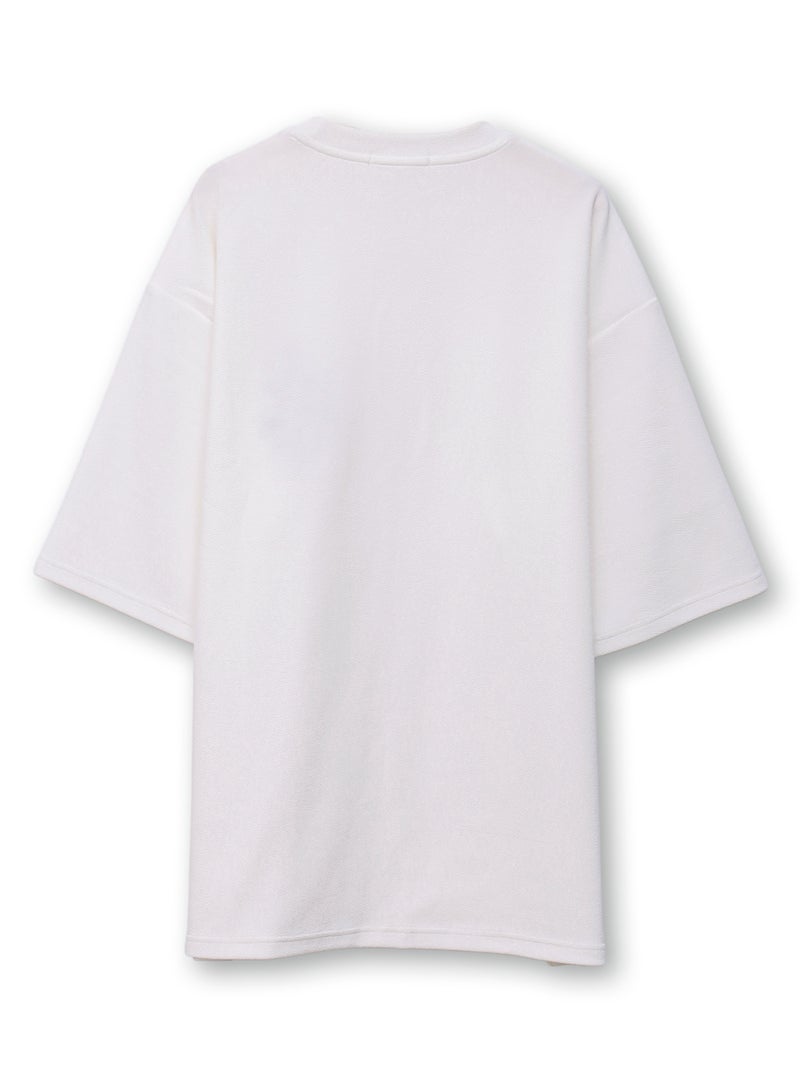 【雅結】桜柄 刺繍入りTシャツ