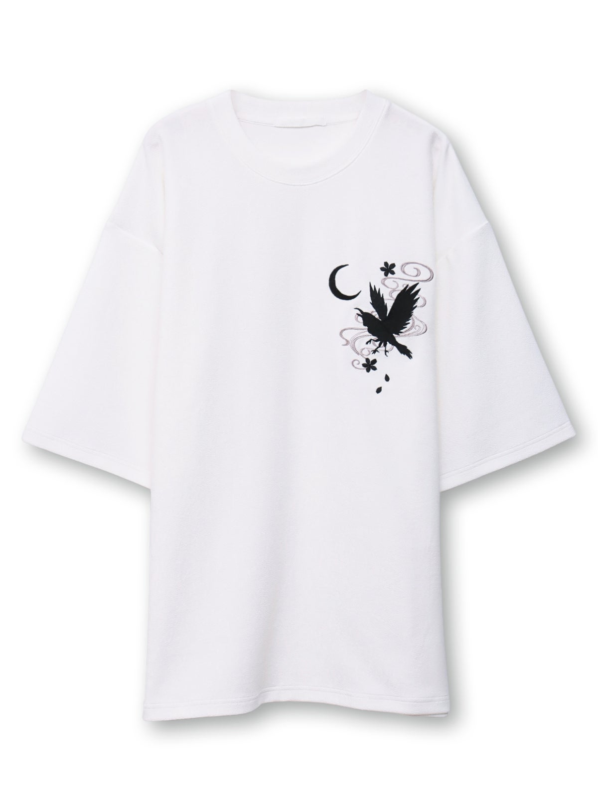 【雅結】八咫烏 刺繍入りTシャツ