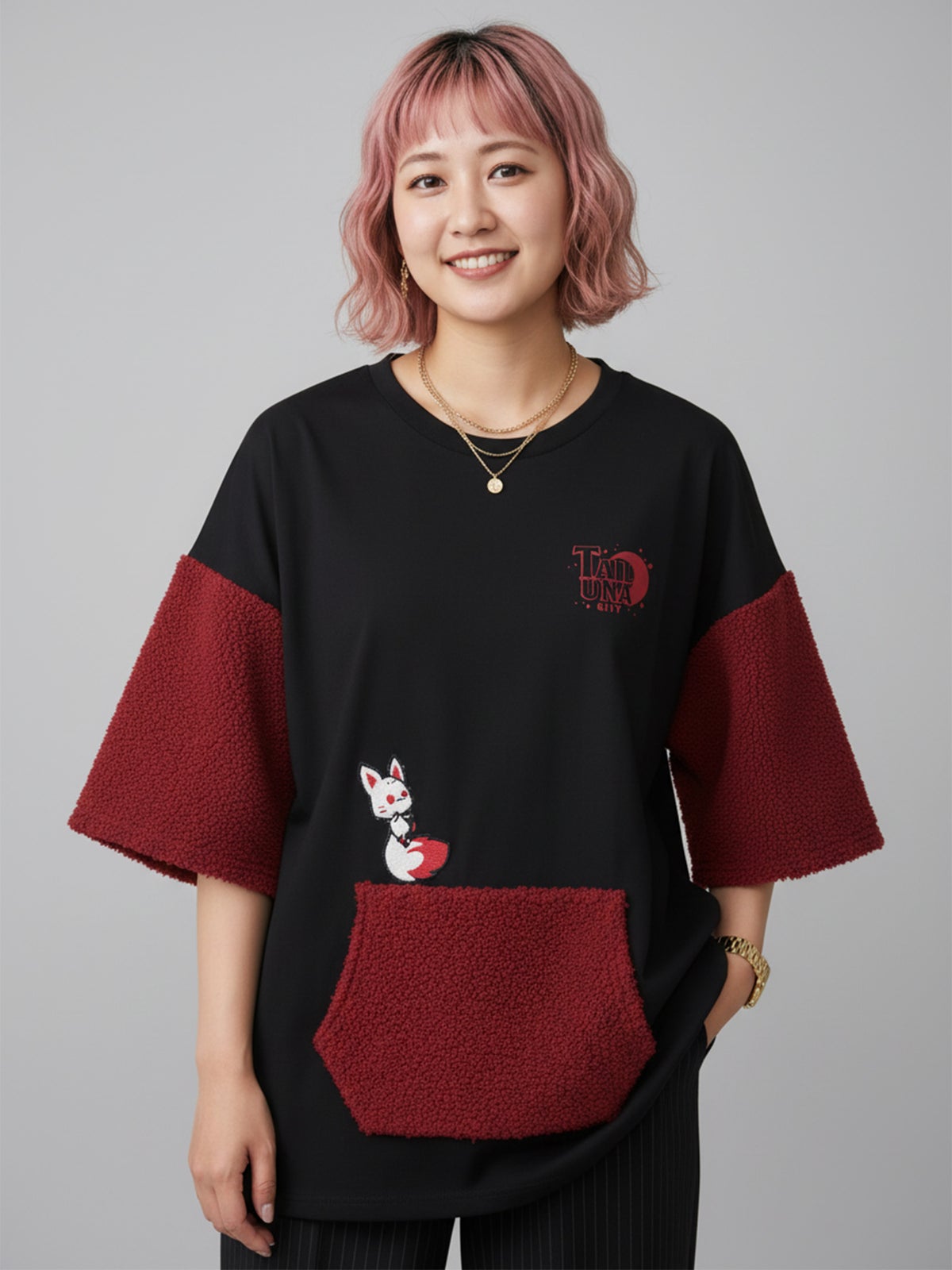  【TAILUNA CITY】ボアポケット BIG TEE