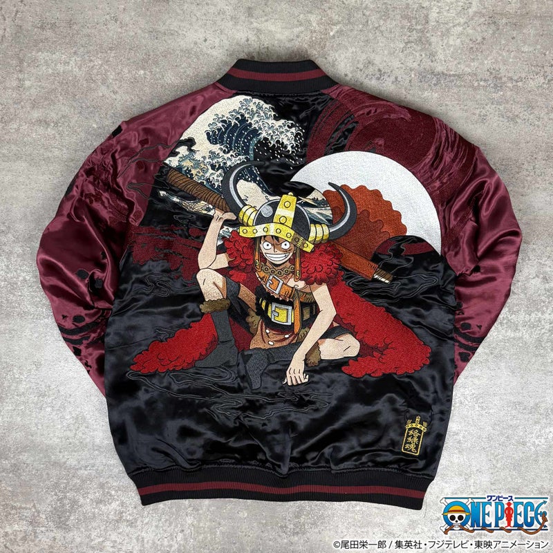 ＜予約＞【ONE PIECE×絡繰魂】ルフィ(エルバフ)リバーシブルスカジャン