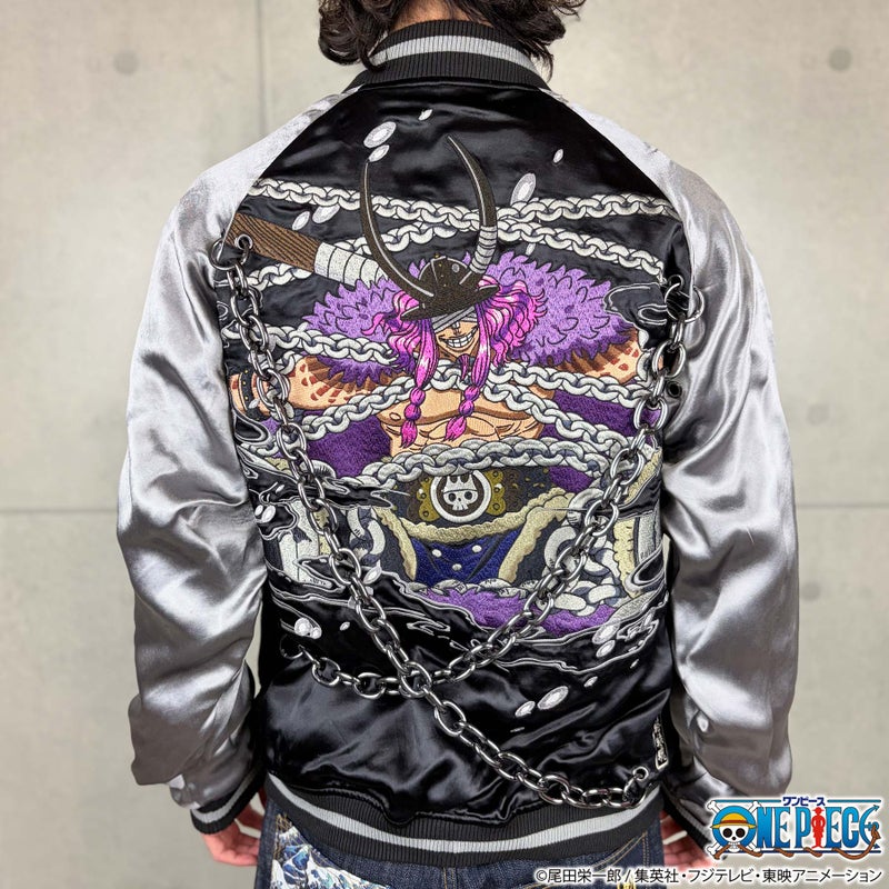 ＜予約＞【ONE PIECE×絡繰魂】ロキリバーシブルスカジャン