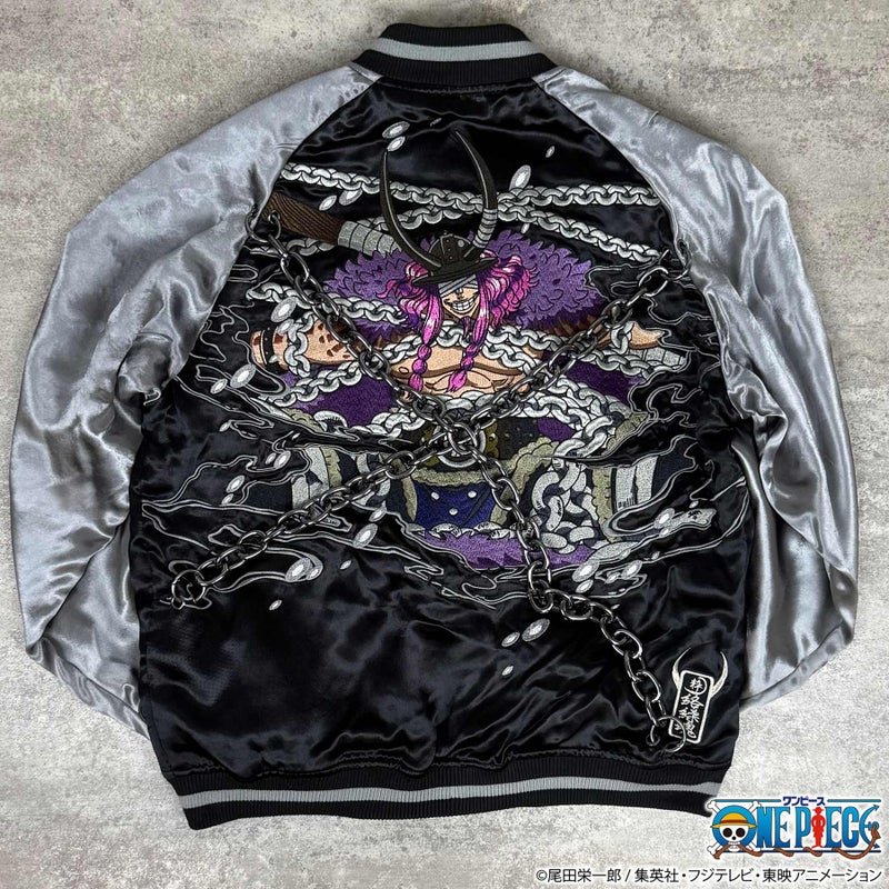 ＜予約＞【ONE PIECE×絡繰魂】ロキリバーシブルスカジャン