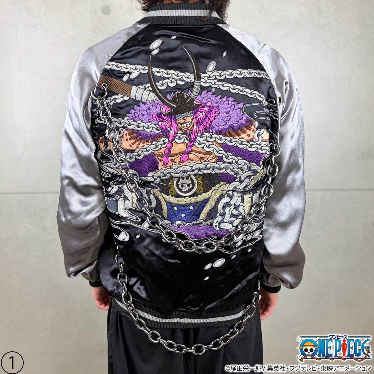 ＜予約＞【ONE PIECE×絡繰魂】ロキリバーシブルスカジャン