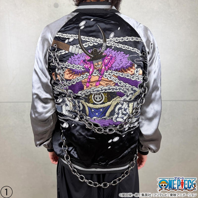 ＜予約＞【ONE PIECE×絡繰魂】ロキリバーシブルスカジャン