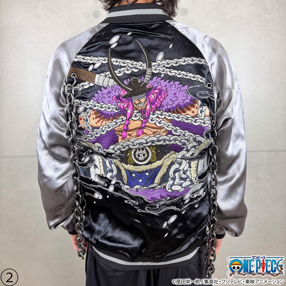 ＜予約＞【ONE PIECE×絡繰魂】ロキリバーシブルスカジャン