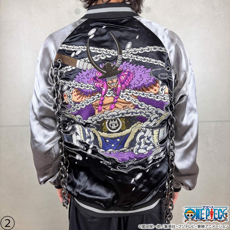 ＜予約＞【ONE PIECE×絡繰魂】ロキリバーシブルスカジャン