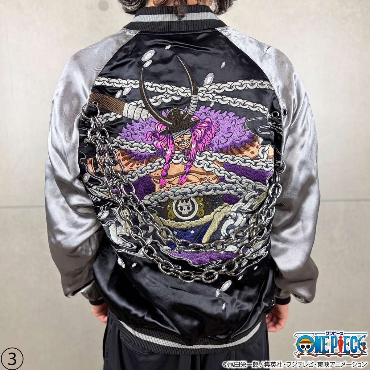 ＜予約＞【ONE PIECE×絡繰魂】ロキリバーシブルスカジャン