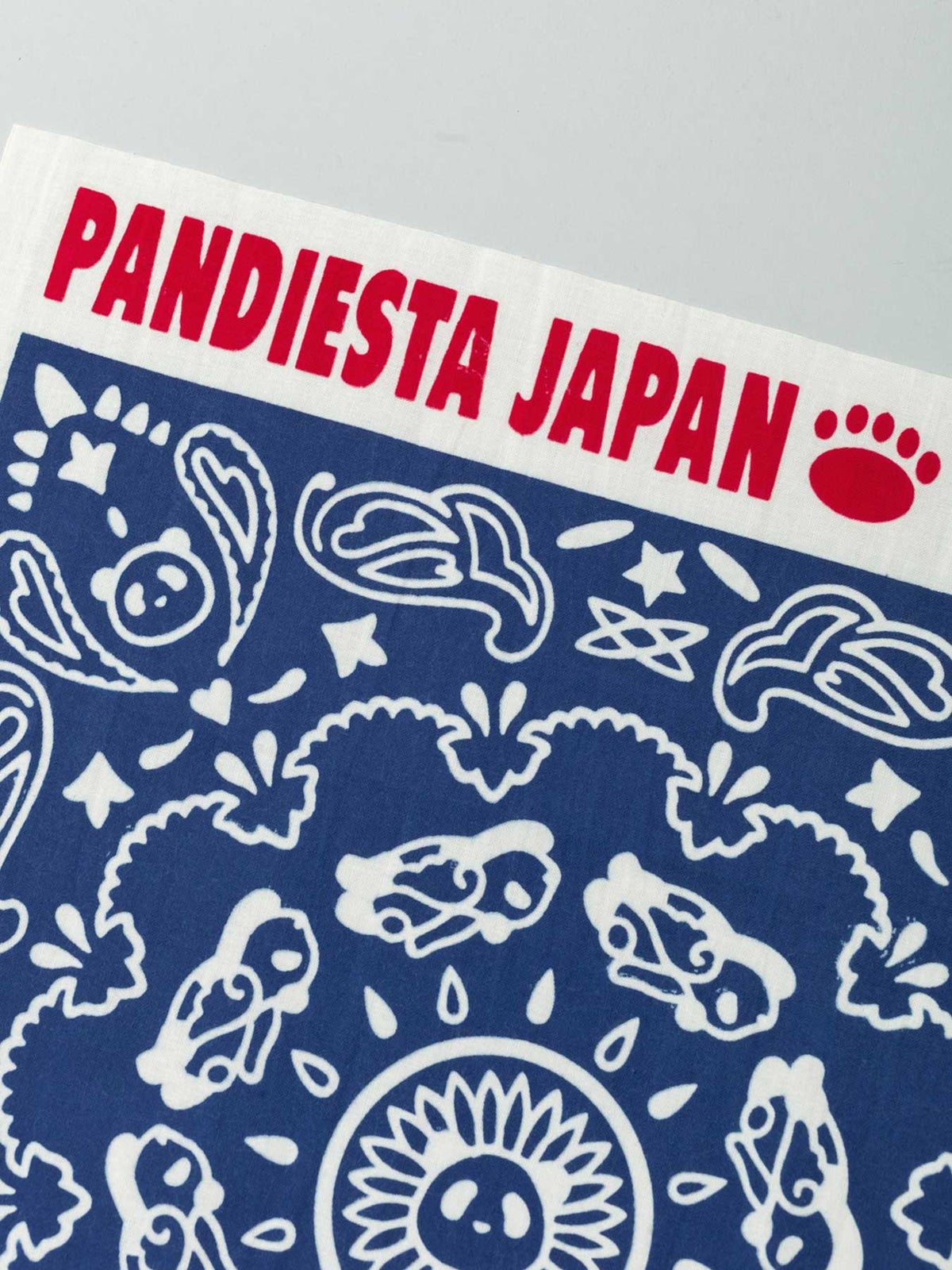 【にじゆら×PANDIESTAJAPAN】“ペイズリーパンダ”注染手ぬぐい〔別注〕