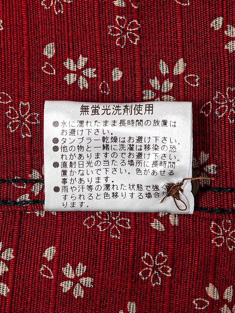 【衣櫻】“小桜×麻ノ葉”アシンメトリー半袖シャツ