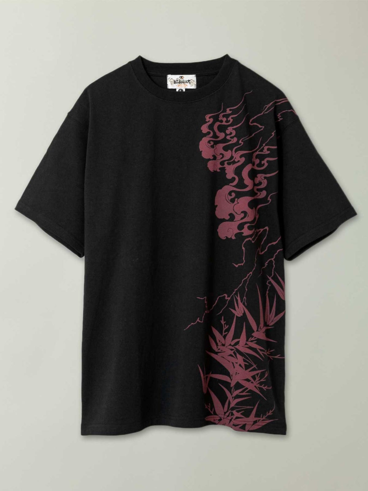 【絡繰魂】“八咫烏火炎”総刺繍Tシャツ