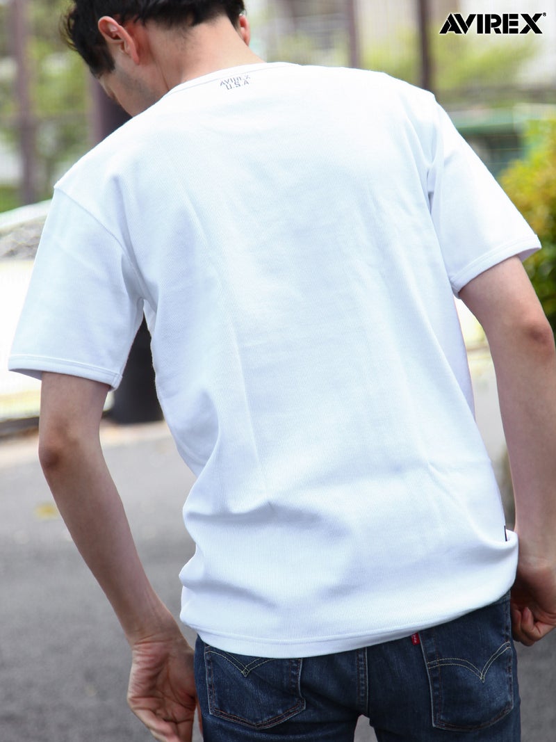  【AVIREX】DAILY V-NECK T-SHIRT