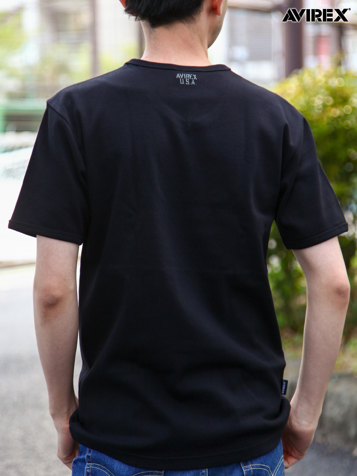  【AVIREX】DAILY V-NECK T-SHIRT